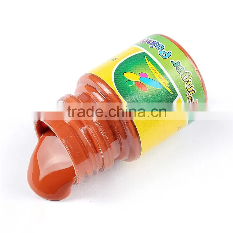 wholesale chinjoo 30ml finger paint pots drawing safety for kids in plastic box