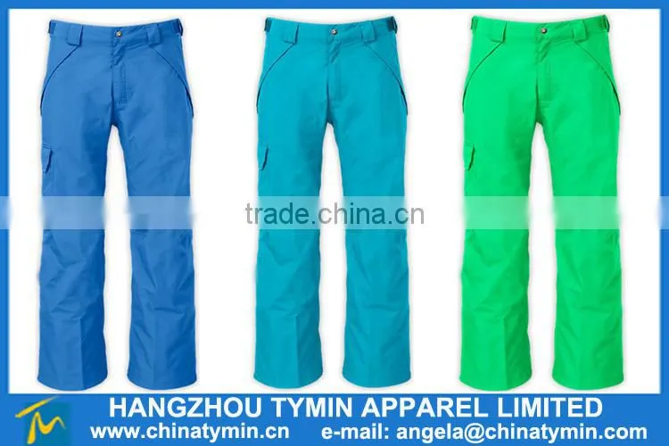 men new design customized waterproof ski pants