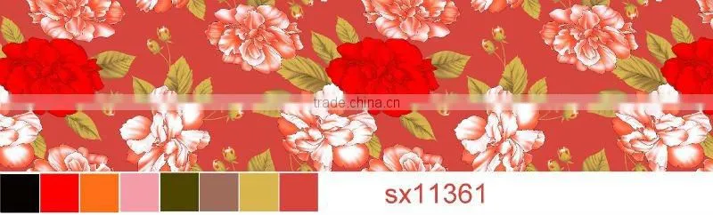 Printed Pongee Fabric