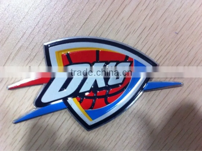 special shape custom metal aaluminum sticker