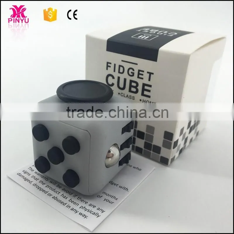 6 sides Funny mini fidget cube as Educational toy for playing and relife stress