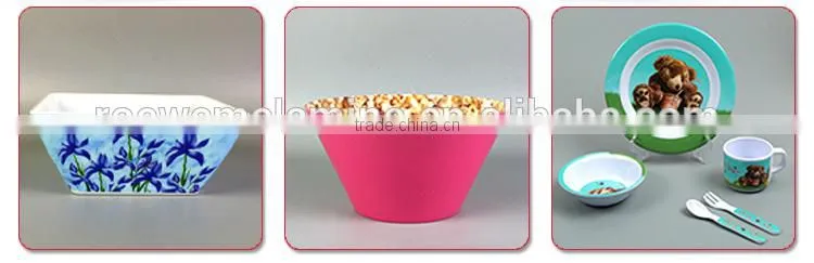 Modern kitchen use multicolor non-toxic durable plastic microwave bowl with lid