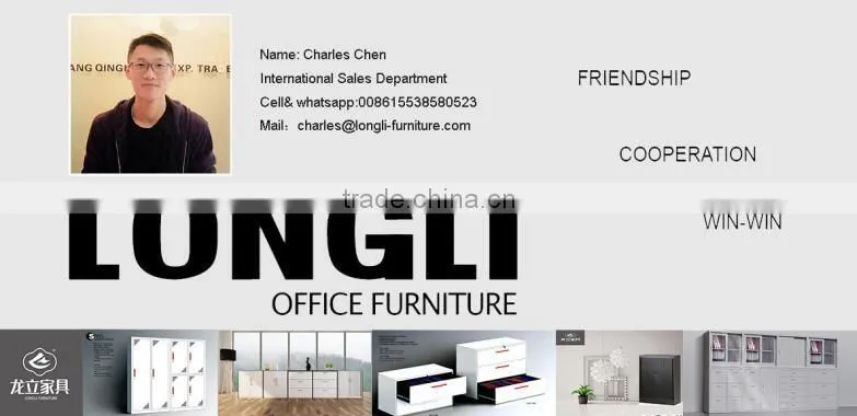 2016 Longli Office Cabinet White Lateral File Cabinet