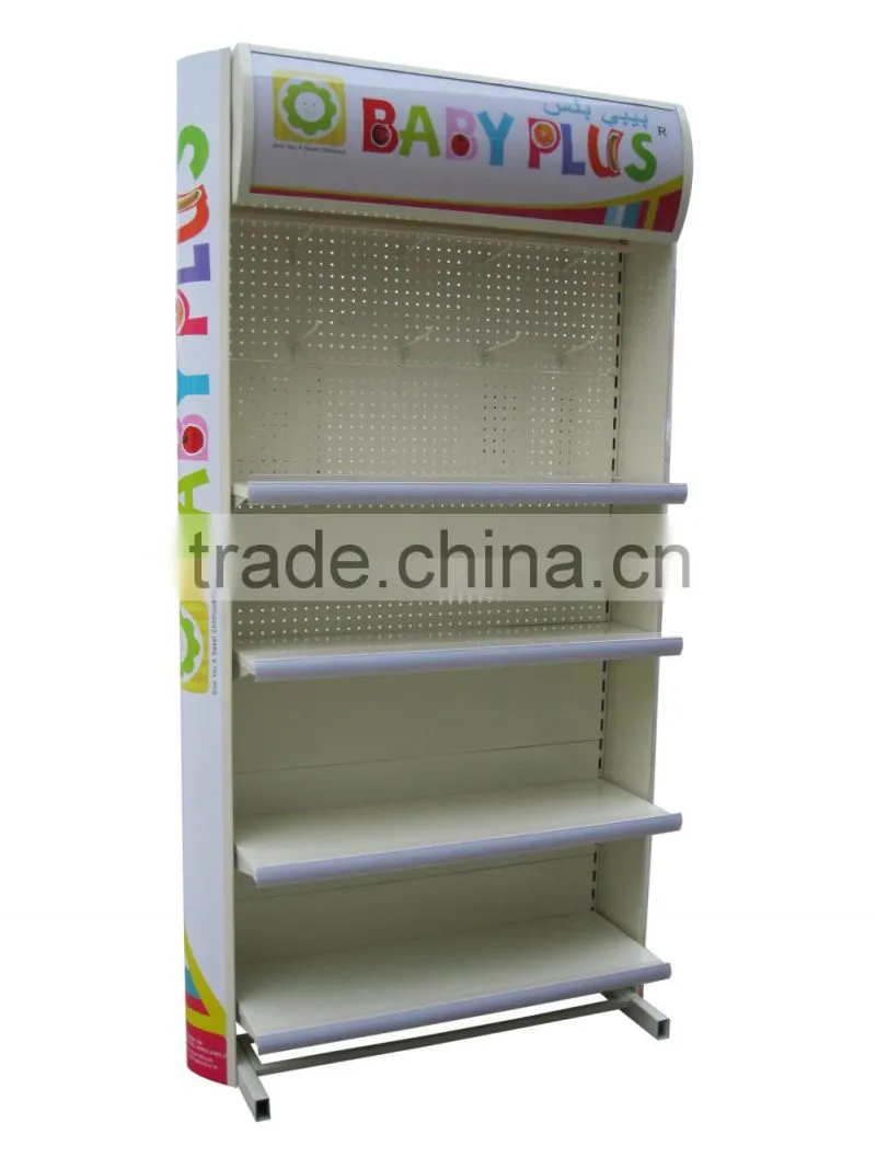 High quality peg display rack / hanging metal display rack