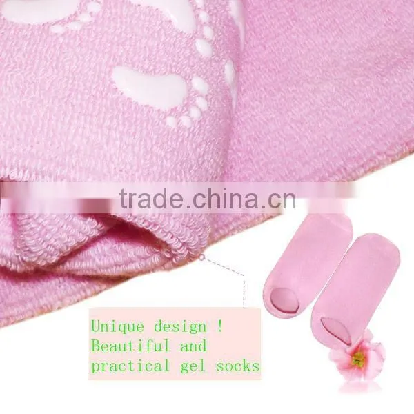 Spa Moisturizing Silicon Foot Gel Socks