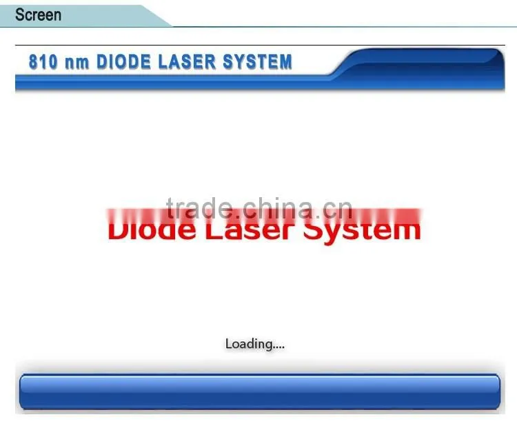 Big spot size portable diode laser 810 hair removal machine/ laser hair removal machine