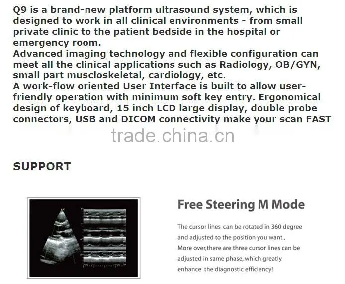 Laptop Color Doppler Ultrasound Price & portable color doppler ultrasound machine