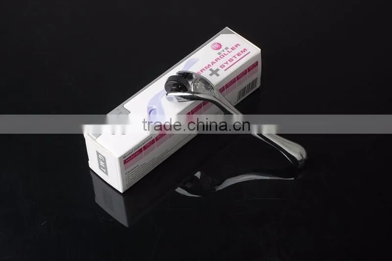 Derma Rollering System 180 Pins Eye Derma Roller with Silver Handle