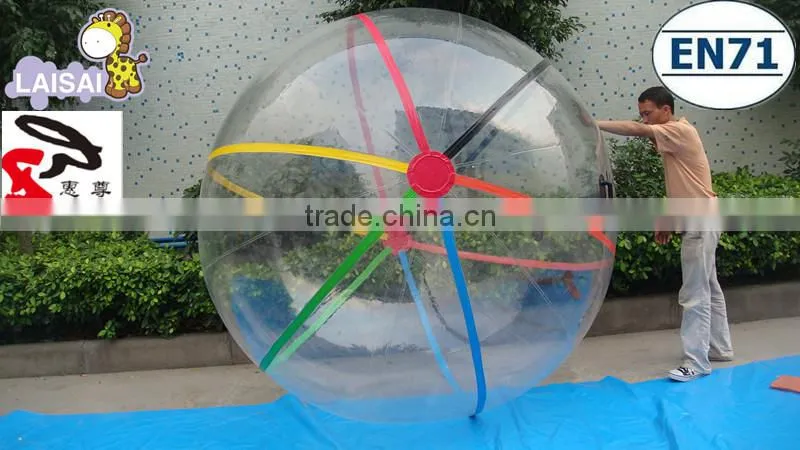 New design factory price inflatable Air ground/ water walking ball for sale, giant water walking ball,cheap zorb ball f for sale