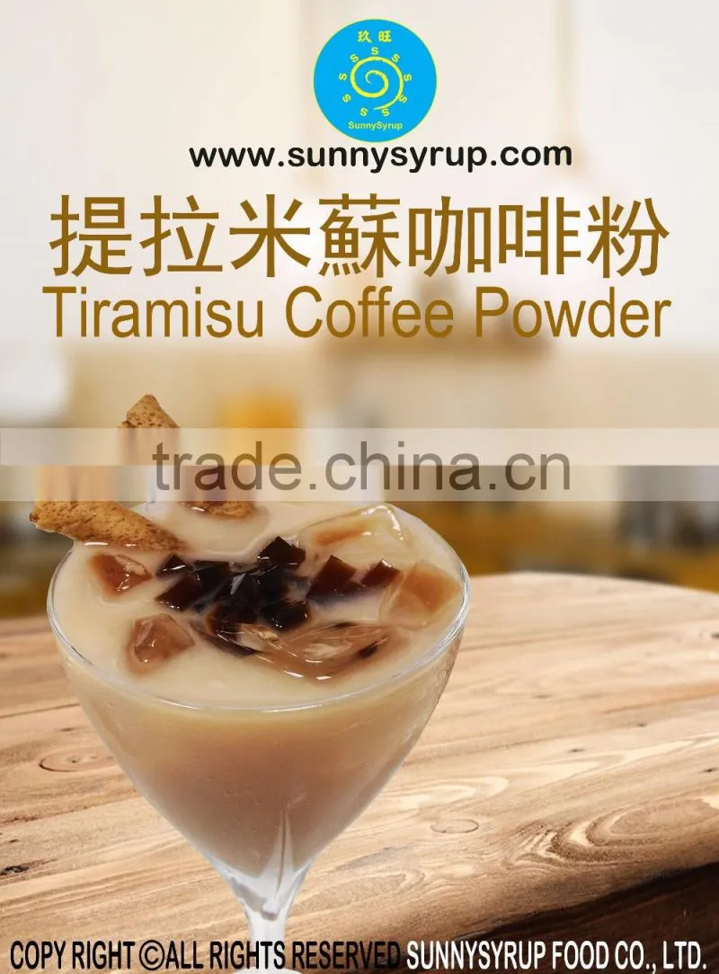 Tiramisu Coffee drink powder instant use 2016