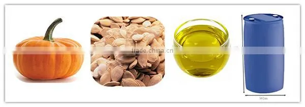 pumpkin seed oil pressed by the seeds of the pumpkin