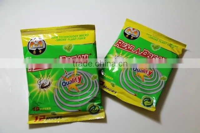 Healthy plant fiber mosquito coil