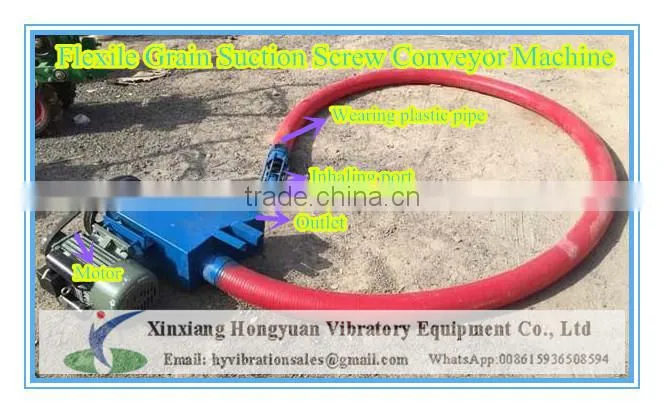 Factory direct sale bulk corn loading to truck grain suction machine