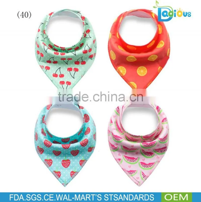 wholesale Best quality Bandana Drool Cotton Teething Baby Bibs