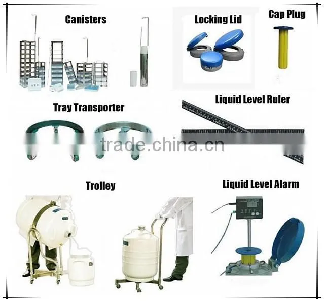 YDZ Self-pressurized transportable lab biological liquid nitrogen dewar/liquid nitrogen cryogenic tank