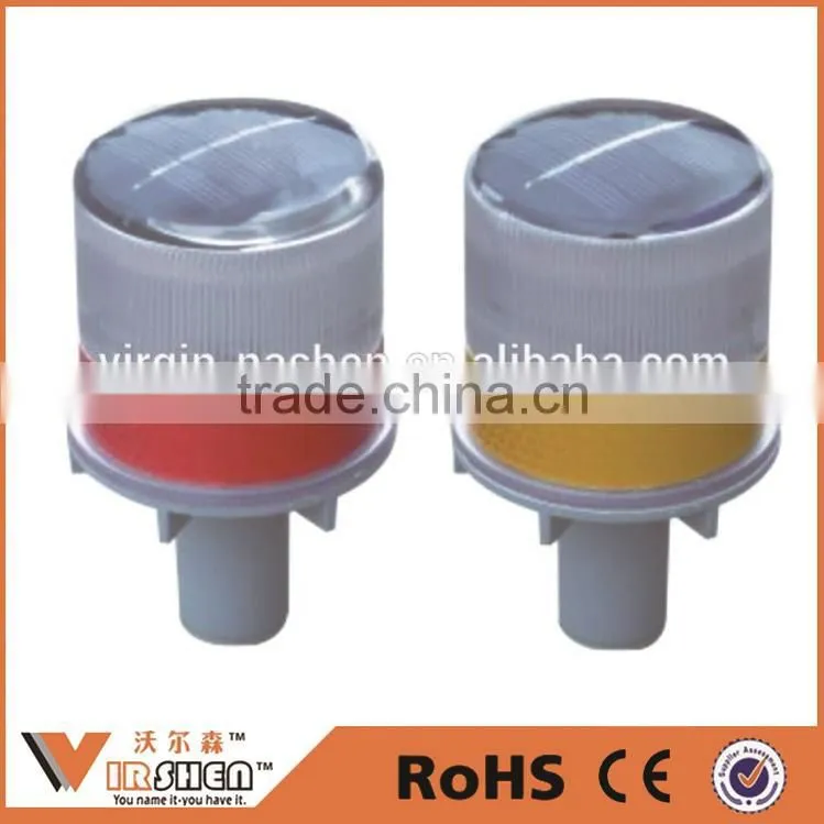 Best Selling Traffic Yellow Flashing Light Rotary Warning Light Solar Powered Traffic warning lights