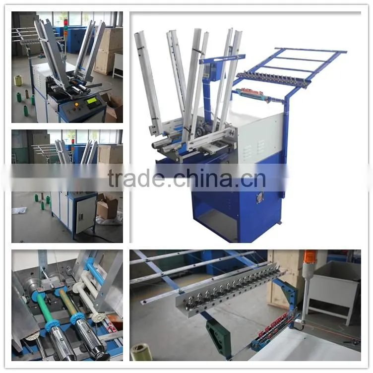 Two machine heads Automatic Bobbin Winding Machine for Rope Braiding Machines, bobbin winder