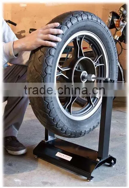 Motorcycle Wheel Balancer, wheel alignment and balancing machine for road bike, sport bike, MX dirt bike service