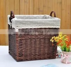 promotion cheap cloth rattan laundry basket