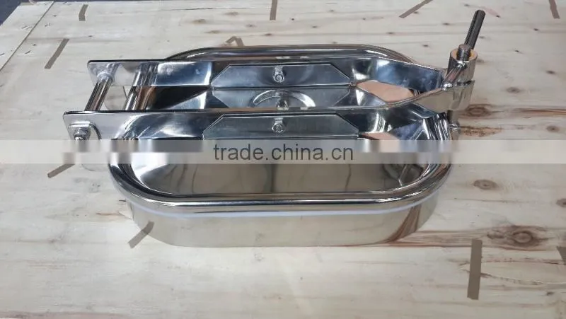 stainless steel tank middle square manway/manway covers