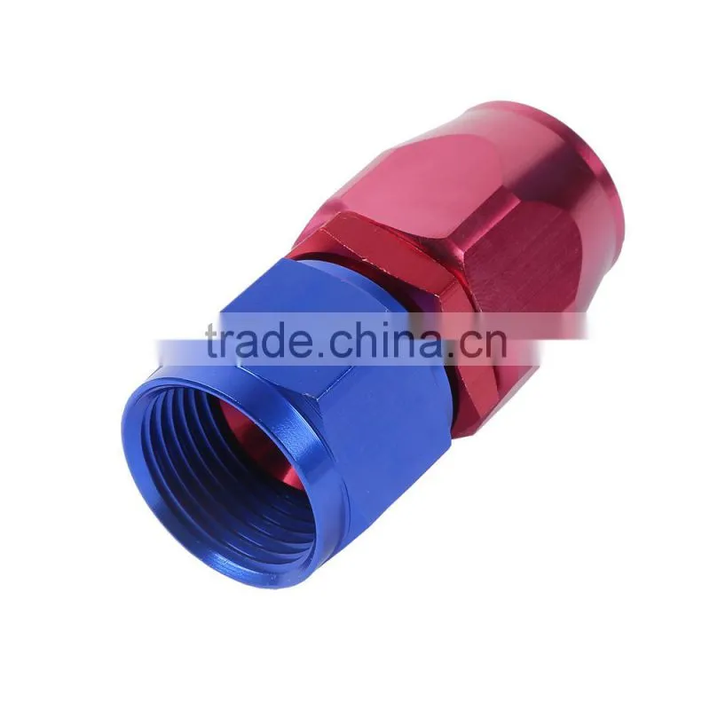 AN12 NEW Swivel Straight Anodized Aluminum Hose End Fitting Oil Fuel Gas Adapter