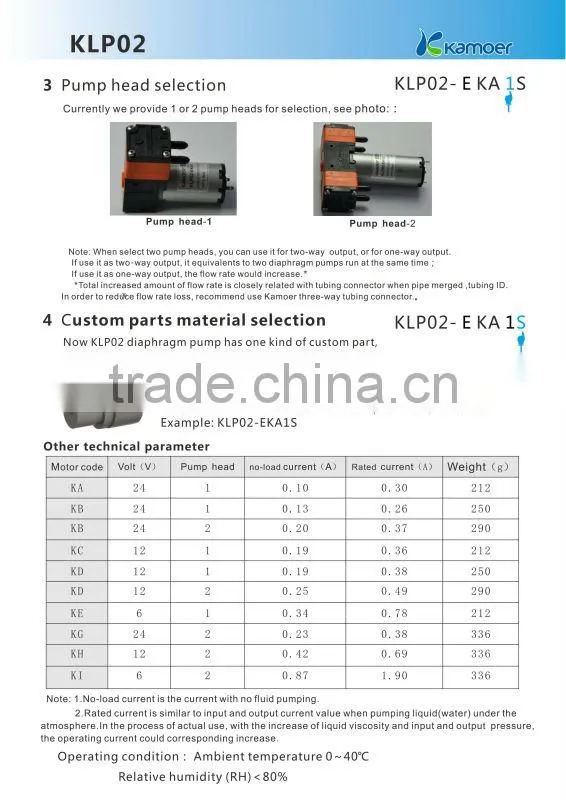 Kamoer mini vacuum pumps