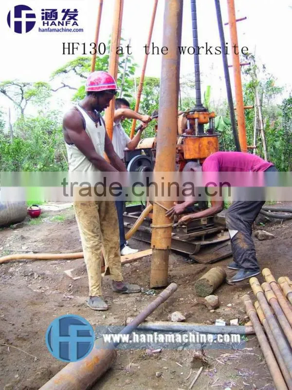 Strong equipment,can drill to more than 1000m!!!HF-44B Electro-hydraulic intelligent control drilling rig