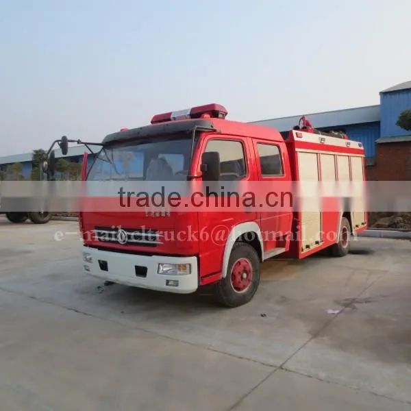 124hp DONGFENG 4*2 Fire Fighting Truck 4 ton
