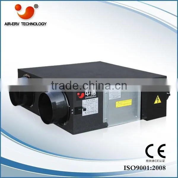 150-650M3/H air volume Plate Sensible heat exchanger in Direct-current and 5-speed switch without LCD control or Bypass system
