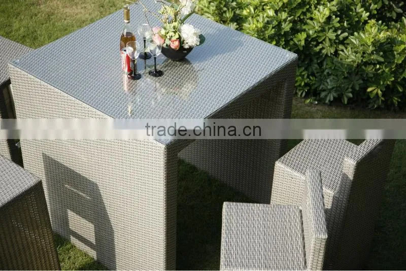 outdoor rattan bar stool wicker bar furniture 7816-1