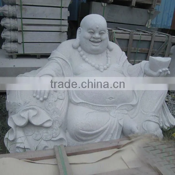 Langhing stone buddha statues for hot sale
