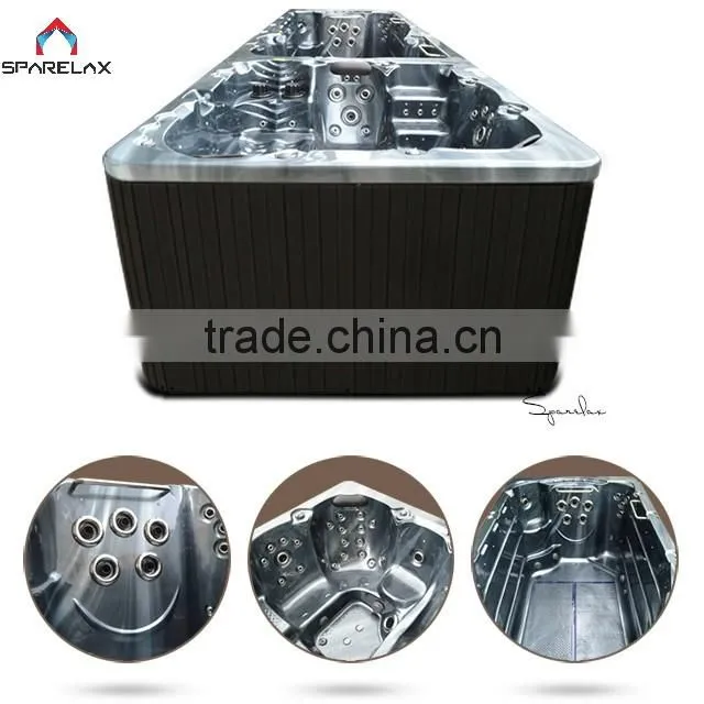 Factory Directly selling 7 meter portable Swimming spa Balboa control spa swim pool Large swim spa