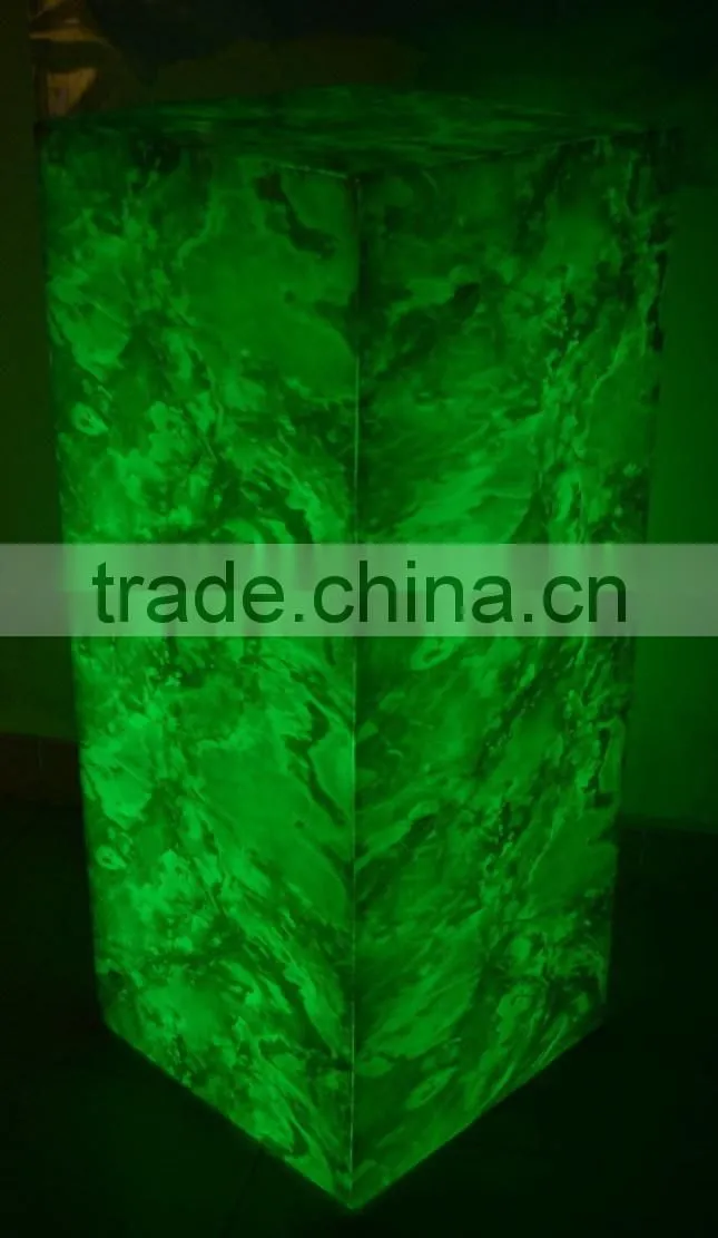 Marbleize Decoration Square column lamp / LED Square column Floor Lamp /LED Square table