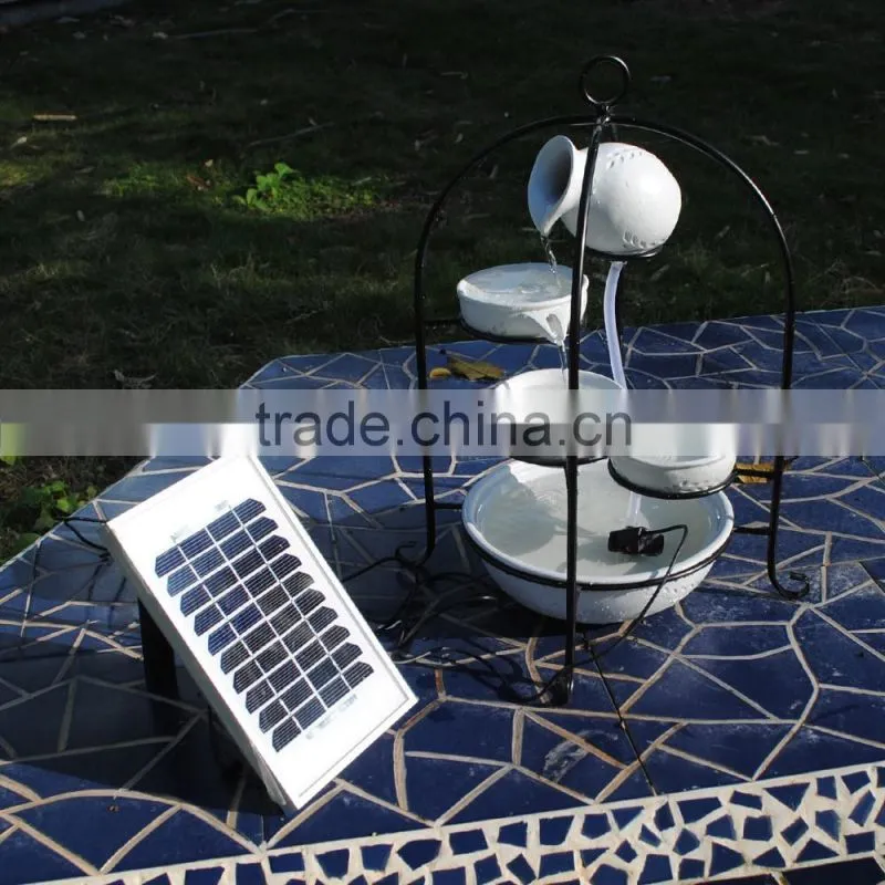 Hotsale Birdcage Solar Garden Decorative Water Fountains