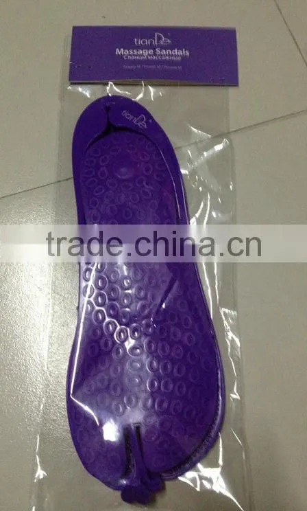 Foldable Nude Massage Slippers Traveling Slipper