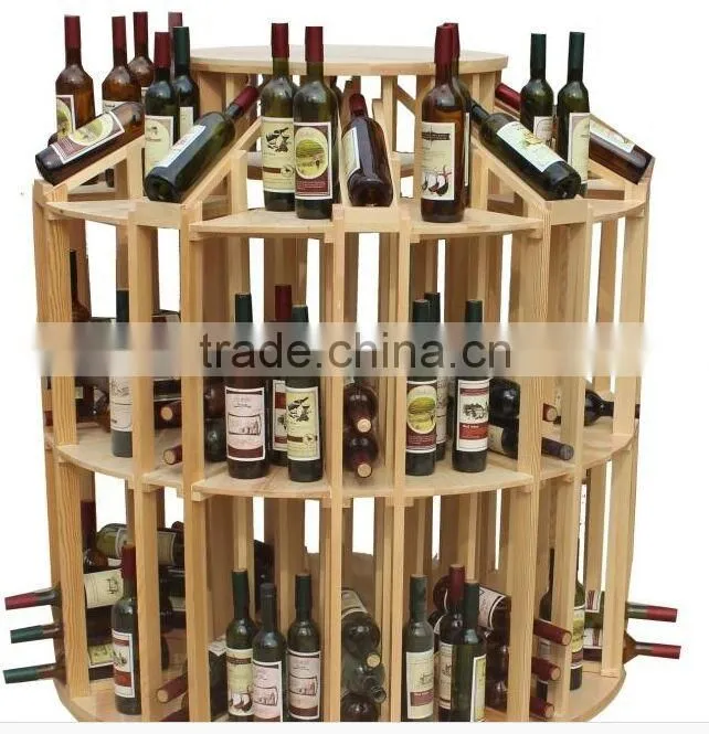 new design small space wooden wine rack or wooden wine holder