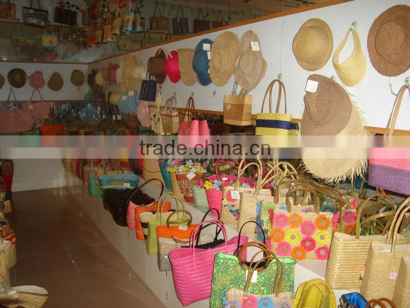 ladies sea grass bags with handles