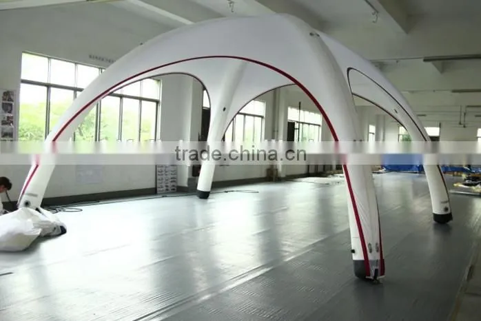 Inflatable geodesic 4 legs advertising tent