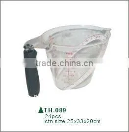 plastic measuring container cup and container
