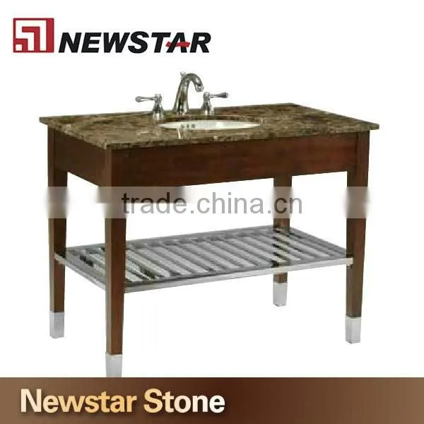 Hotel application bathroom sink vanity base
