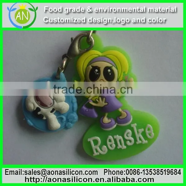 Cheap price Creative Fashionable silicone key chain for US