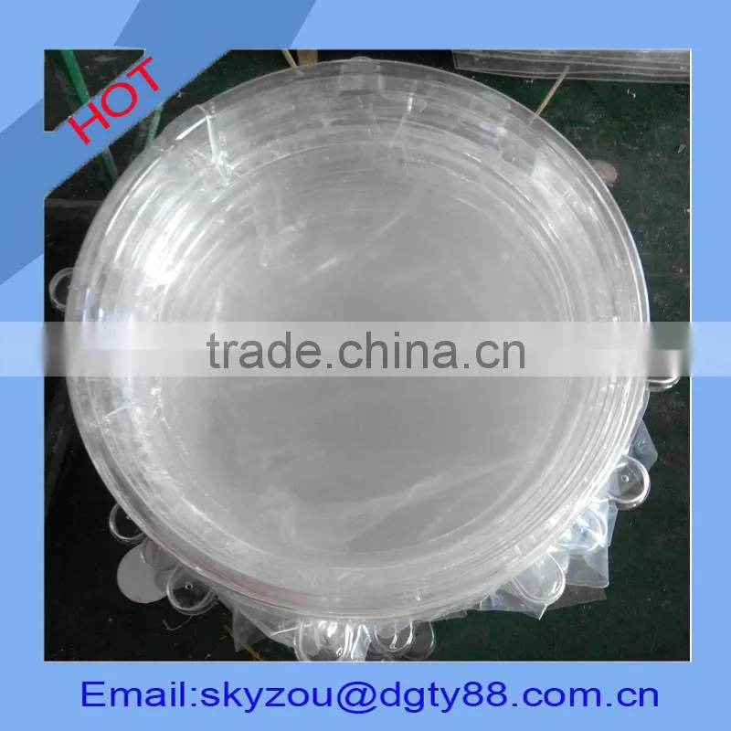 vacuum thick thermoformed round plastic craft frames with cheap price