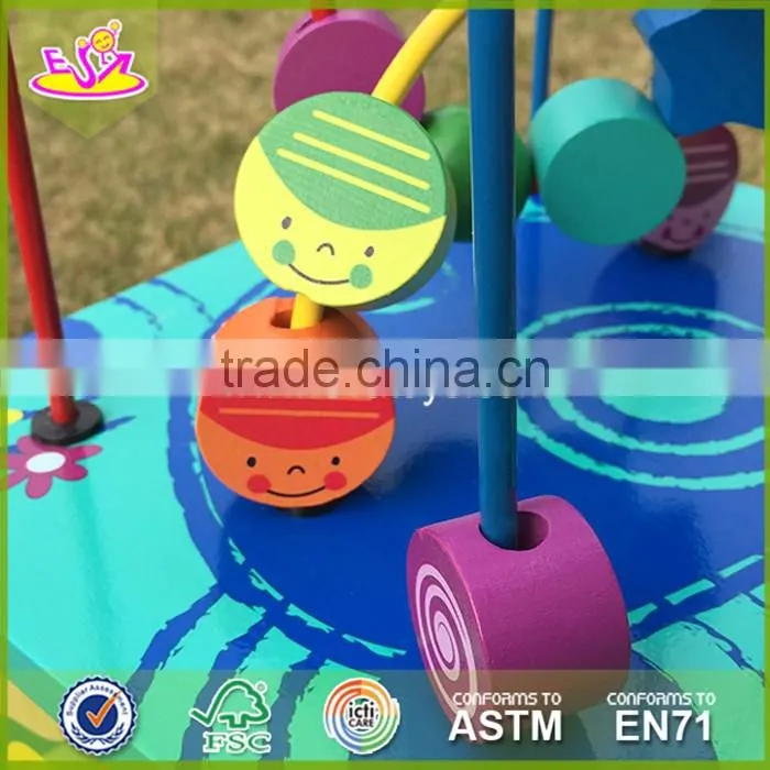 2017 New fashion 5 in 1 baby wooden activity cube toddlers best design wooden activity cube kids wooden activity cube W11B088