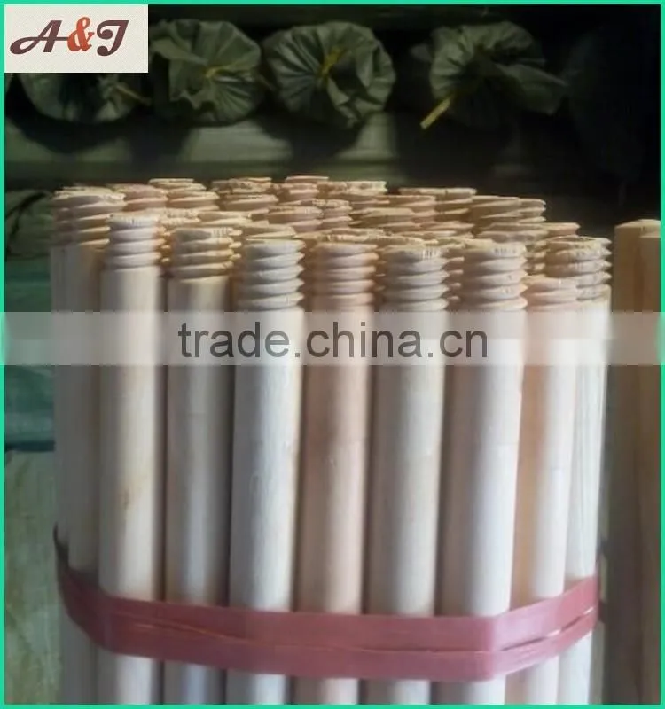 natural wooden handle for broom, wooden broom stick, brush handle
