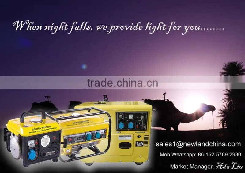 AST3800E 168F 5.5HP Protable gasoline honda generator 2KW electric start avr generator