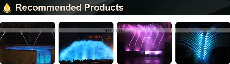 Wall waterfall fountain water print curtain CNC nozzle