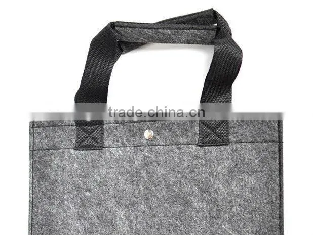 Wool felt eco-friendly portable shopping bag storage bag magazine sorting bags (TM-FT011)