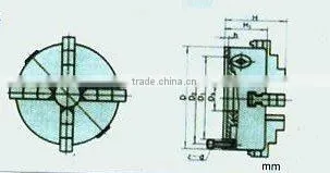 Direct Mounting Four-jaw Self-centring Chuck (2142)