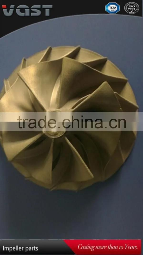casting brass impeller/Impeller in mechanical parts&fabrication services//carbon steel Impellers for pump industry