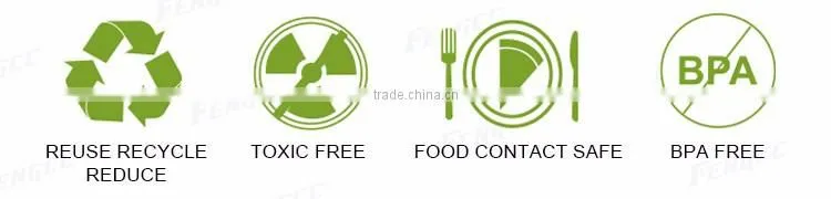 Eco-Friendly double layer Creative Wide Mouth coffee cup plastic